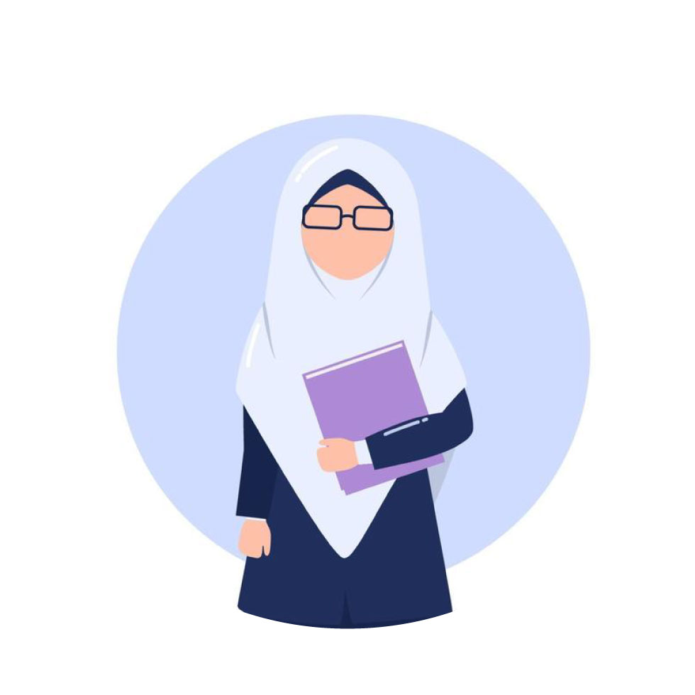 of-muslim-teacher-vector of-muslim-teacher-vector